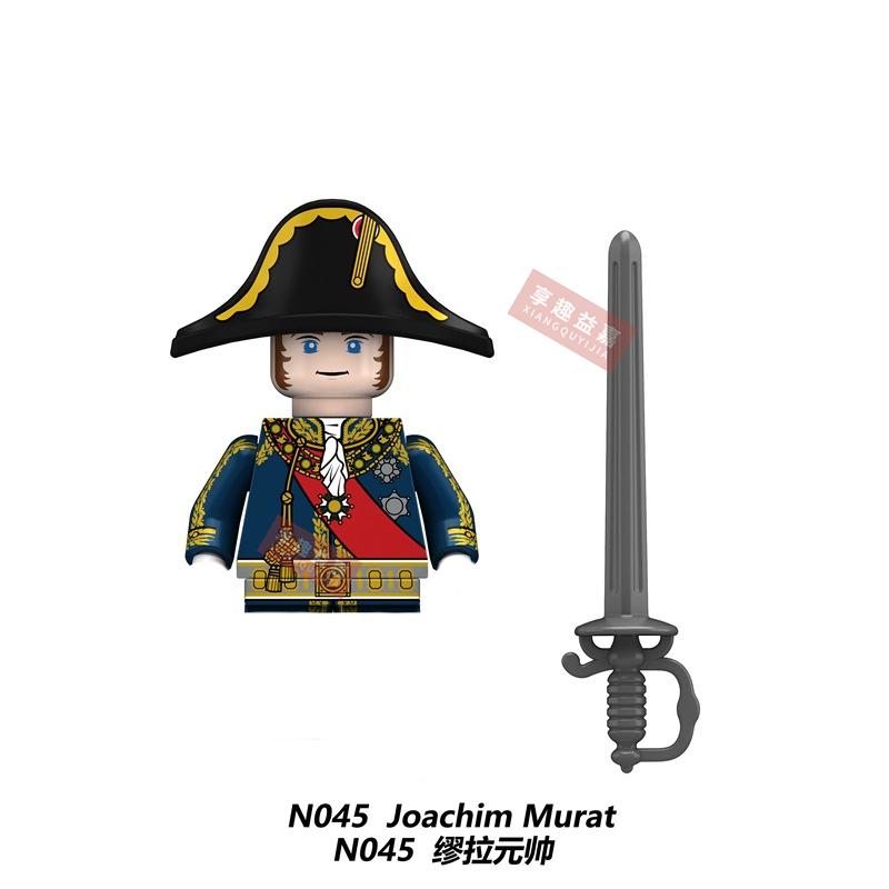 Military affairs Napoleon French Cuirassier Dragoon Building Blocks Model Bricks mini Action toy Figures Toy gift for children