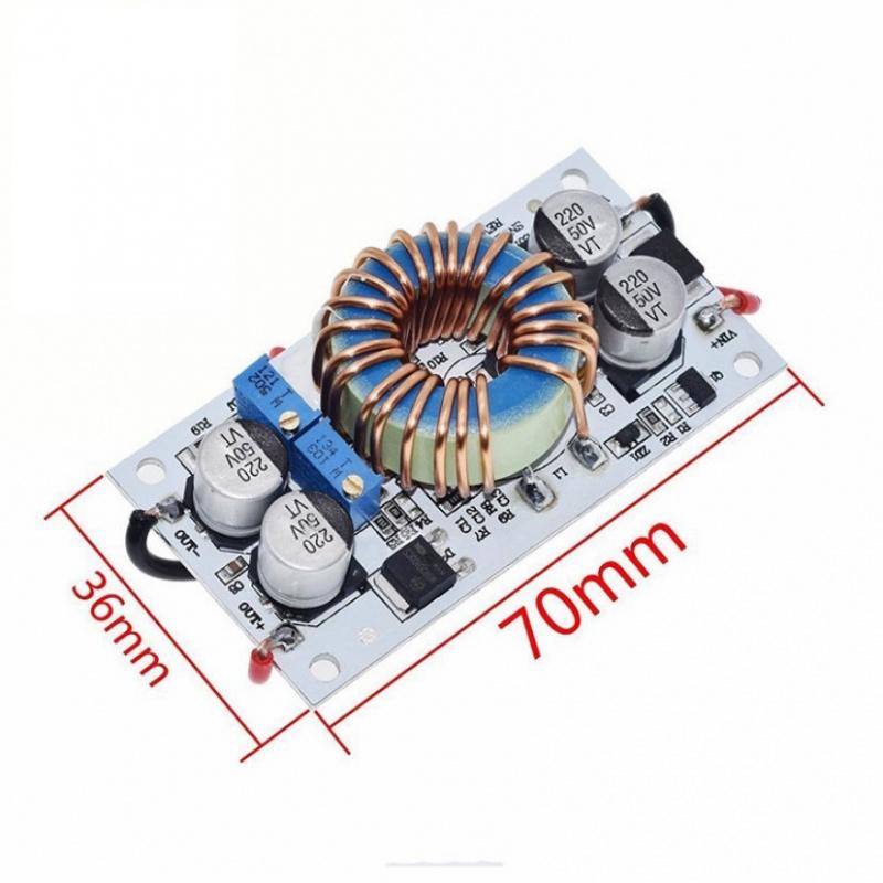 DC-DC 250W 10-50V Adjustable Boost Power Module, Constant Voltage Constant Current for Car LED Driving with Aluminum Baseplate