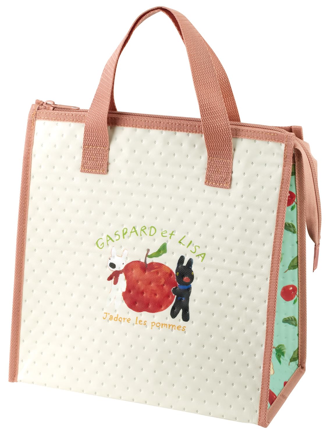 

Skater Lunch Bag Cooler Bag Gaspard and Lisa Apple Pattern Non-Woven FBC1-A