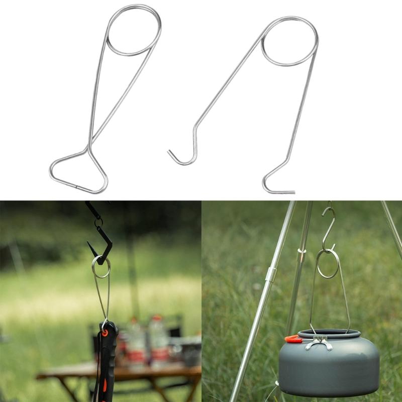 2 Stück Effizienter Fischkiefer-Spreizer Hängehaken für Outdoor-Sport Reisen