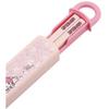 Skater Bento Chopstick Case Set, 16.5cm Chopsticks for Children, Antibacterial, My Melody, Ushiro-Shiro, Sanrio, Easy-Opening Sliding Chopsticks, Made