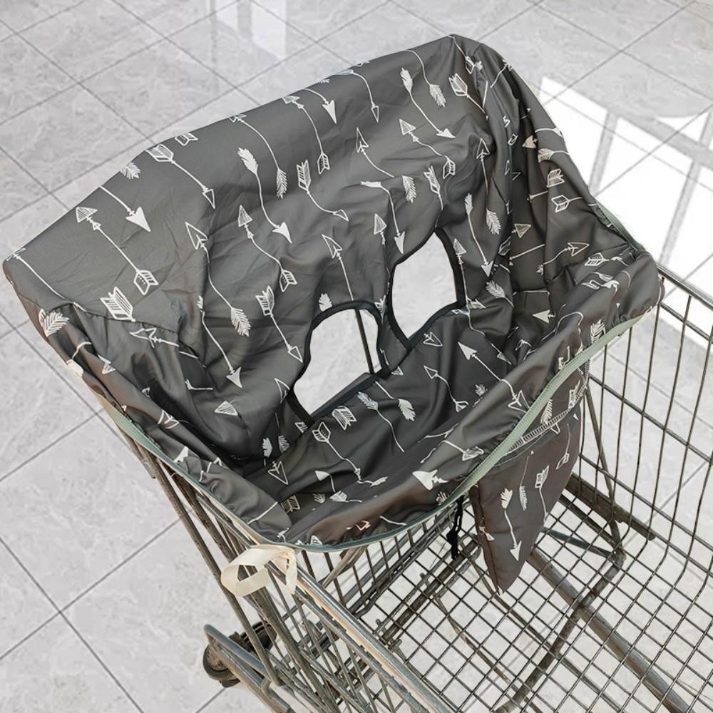 Polyester Kids Dining Chair Cover Waterproof Seat Cover  Public High Chairs