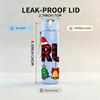 1PC Plaid Bruh Santa Ornament Set 750ml Color Plastic Water Bottle Leakproof Flip Straw Lid For Sports Office Home Use
