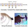 Goming dc 5v ws2812b cob ruban led 2m 320 pixel alimenté par usb avec contrôleurs individuellement adressable rgb couleur rêve le