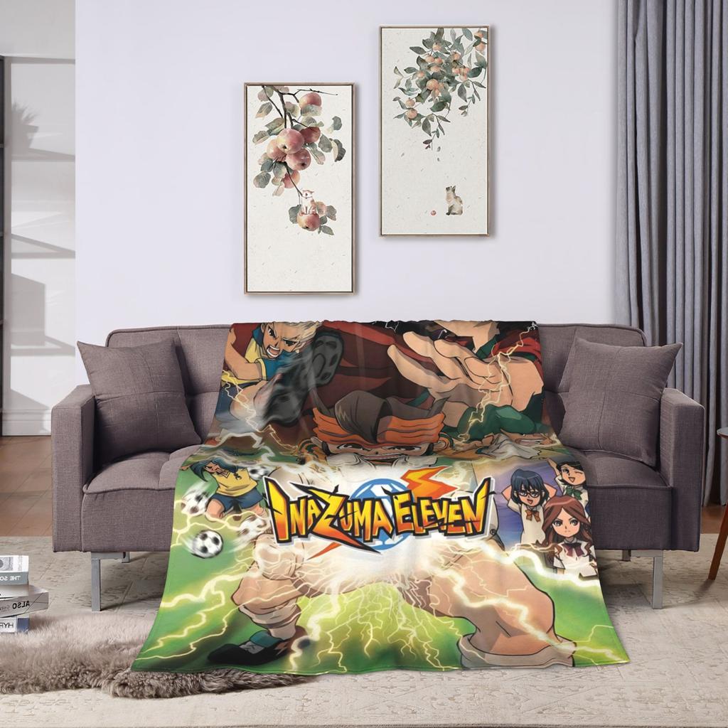 Inazuma Eleven Axel Blaz gouenji  Blanket  Flannel Throw Blanket For Living Room Super Soft Customized Quality Bedspread Gift
