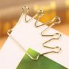 10pcs Crown Shape Paper Clips Bookmark Marking Document Organizing Clip Stationery Supplies