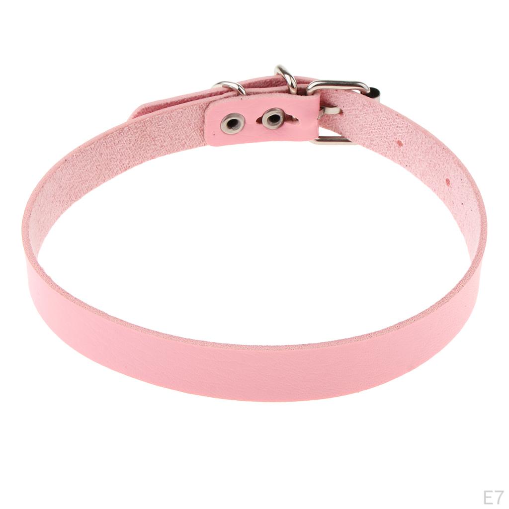 Collana Goth Punk in Pelle Choker Cintura