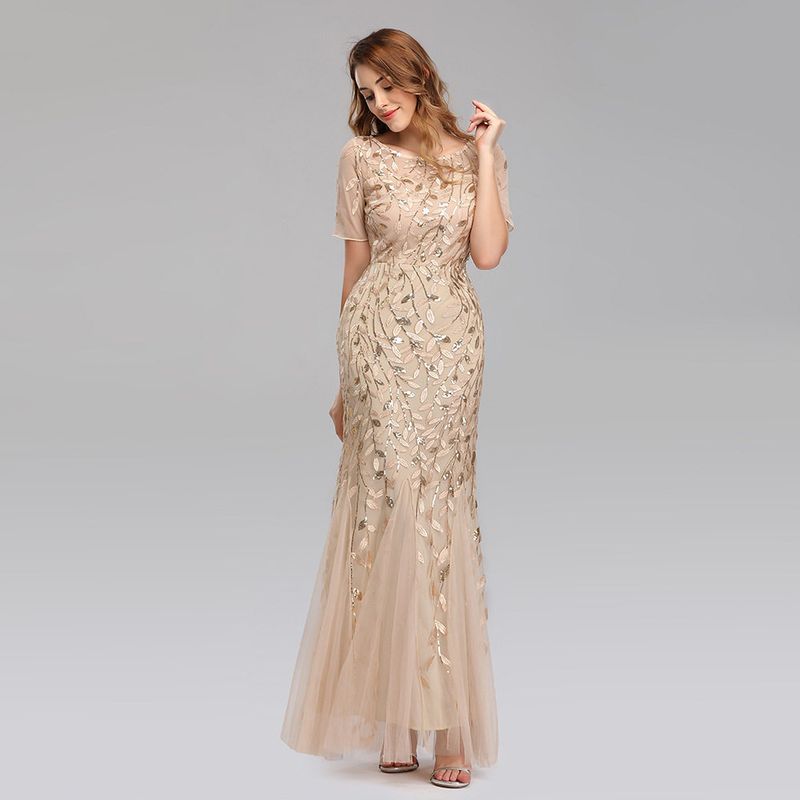 Club Dress Sequin Maxi Birthday Party Evening Dress European and American Style Dress