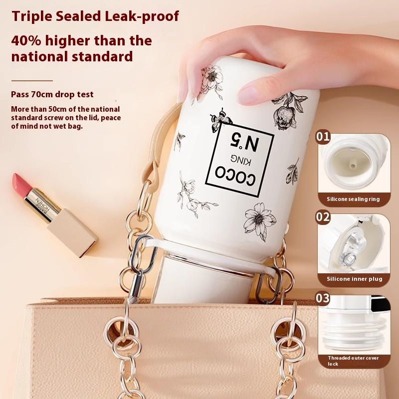 Wasserkocher-Thermoskanne mit großer Kapazität für Outdoor-Reisen, Kaffee-Thermoskanne, tragbar, gut aussehend, Vakuum-Kälteisolierung, Kaltbecher