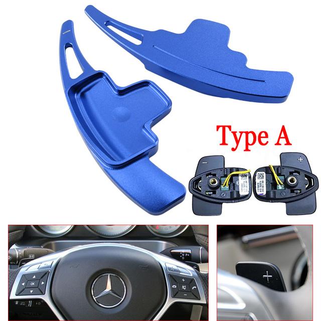 For Mercedes Benz A B Class W447 W176 W246 MB SLK R172 CLA C117 GLA X156 Car Steering Wheel Paddles Shifter Extender