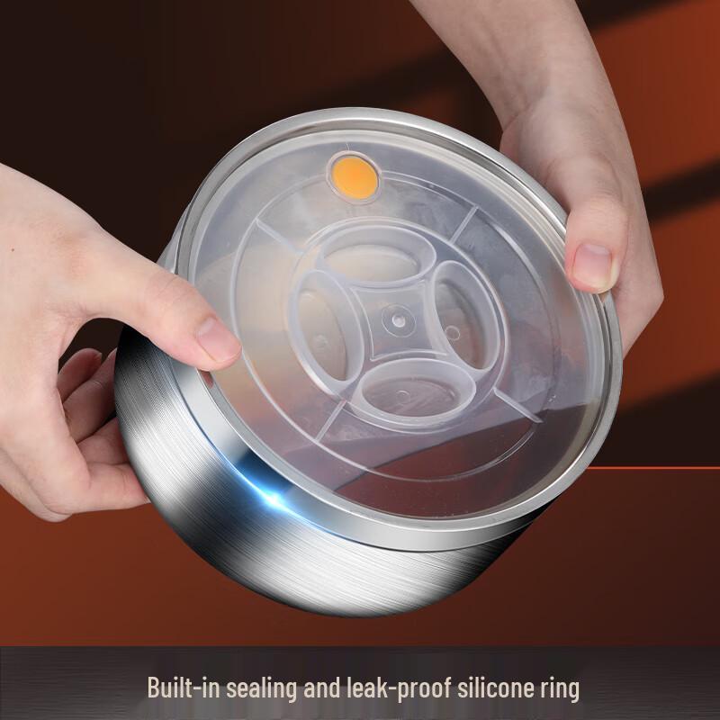 NHZHIW 3-Layer 304 Stainless Steel Insulated Lunch Box