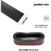 8.2Ft Carbon Fibre Front Lip As Front Bumper Protector,Upgraded Widen Rubber Front Lip Splitter For Side Skirt,Universal Front Bumper Lip Automotive