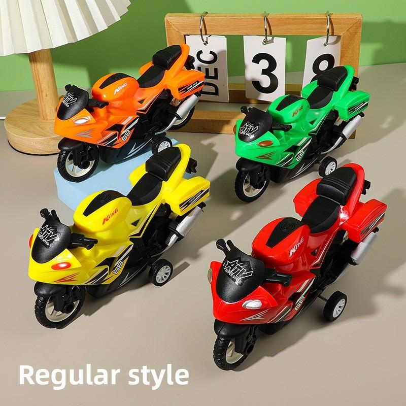 Police Motorcycle Simulation Children Toy Car Model For Kid Outdoor Play