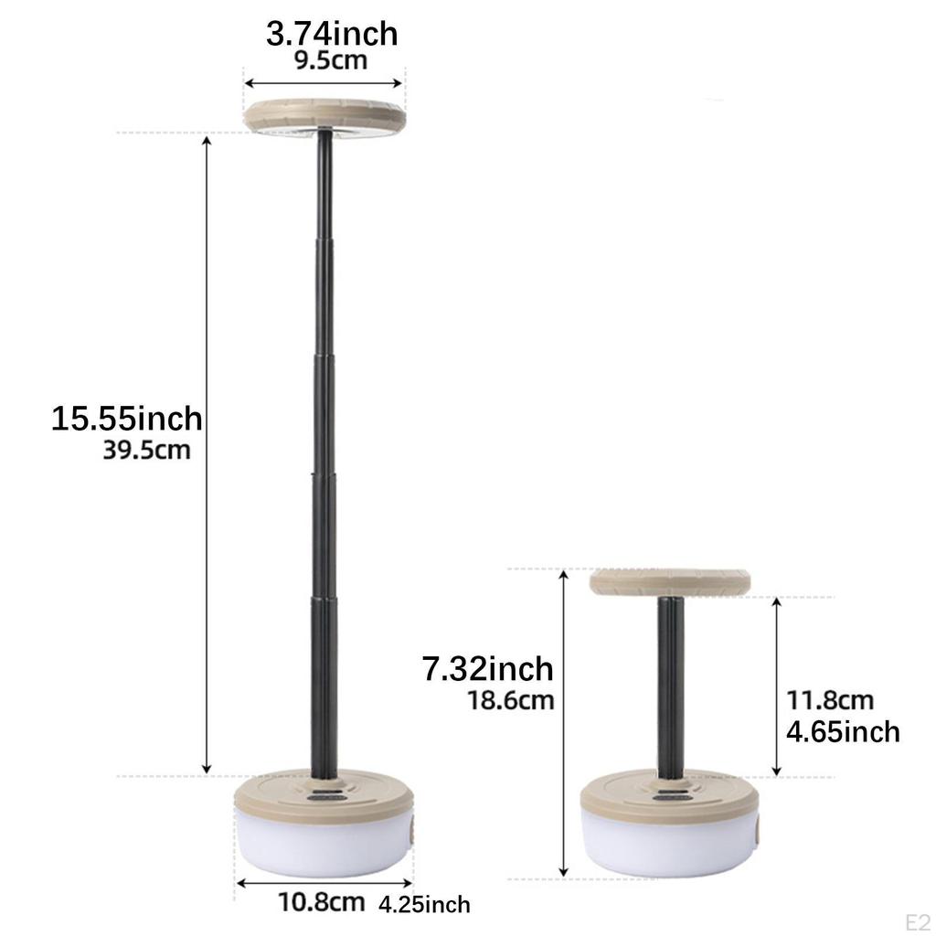 Camping Lantern Light Rechargeable Portable LED Flashlight Camp Lamp for Indoor Emergency