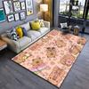 Cute Capybaras and Hearts Carpet Yoga Living Room Room Decor Children's Crawling Mat Doormat Area Rug Games Mat