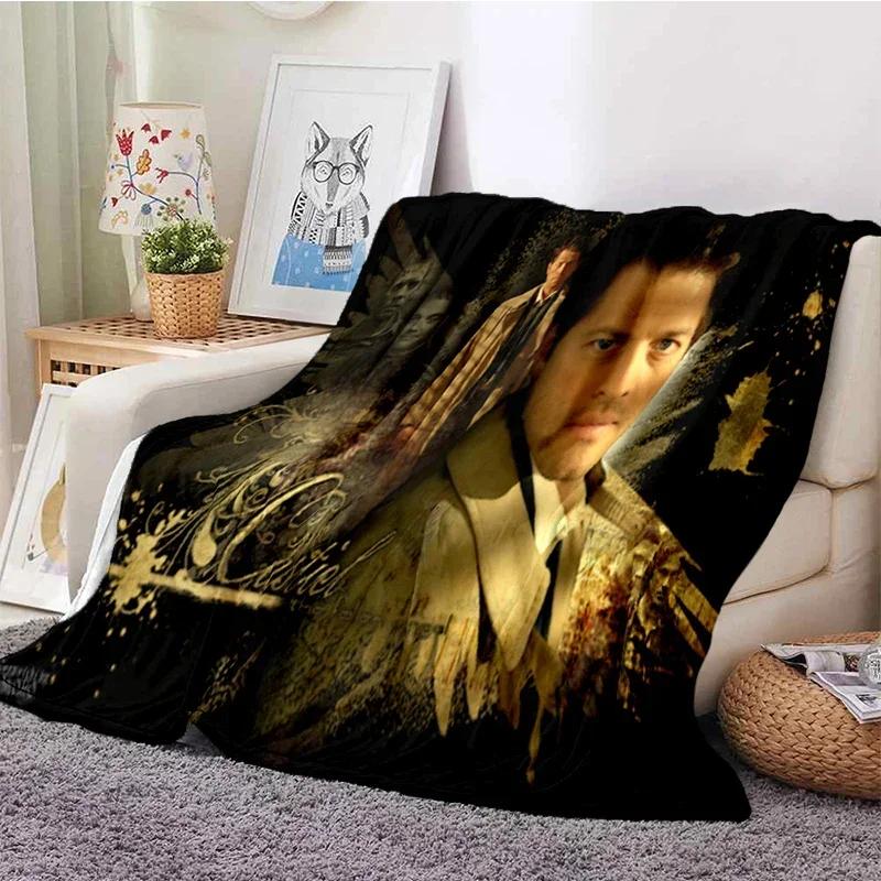 3D Print supernatural Blanket Soft Sofa Cover Throw Blanket Fleece Tapestry Lightweight Warm Bed Blankets for Bedroom Couch 75x90cm
