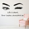 DIY Butterfly Wall Art Decals Waterproof Self-Adhesive PVC Stickers for Lash Beauty Salon Shop Wall Decor