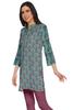 Moomaya Printed Side Slit Short Kurta Tunic For Women Summer Wear Ladies