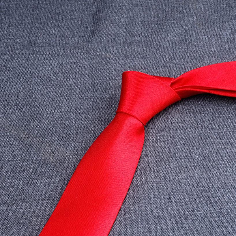 8cm Jednobarevná Polyesterová Hedvábná Pánská Kravata, Více Barev k Dispozici pro Business nebo Neformální Nošení