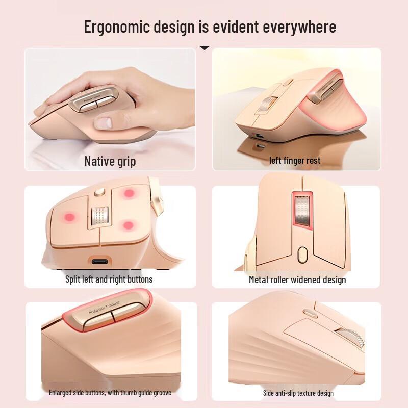 HP Professor1 Ergonomic Wireless Mouse