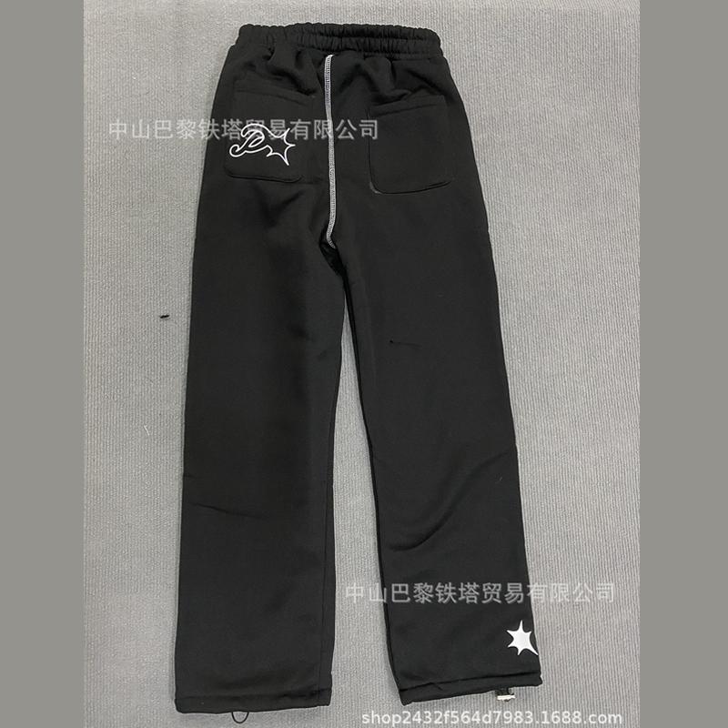 Europäische und amerikanische Frühling- und Sommer-Mode Buchstaben bedruckte lässige Reverse Line Straight Leg Hose