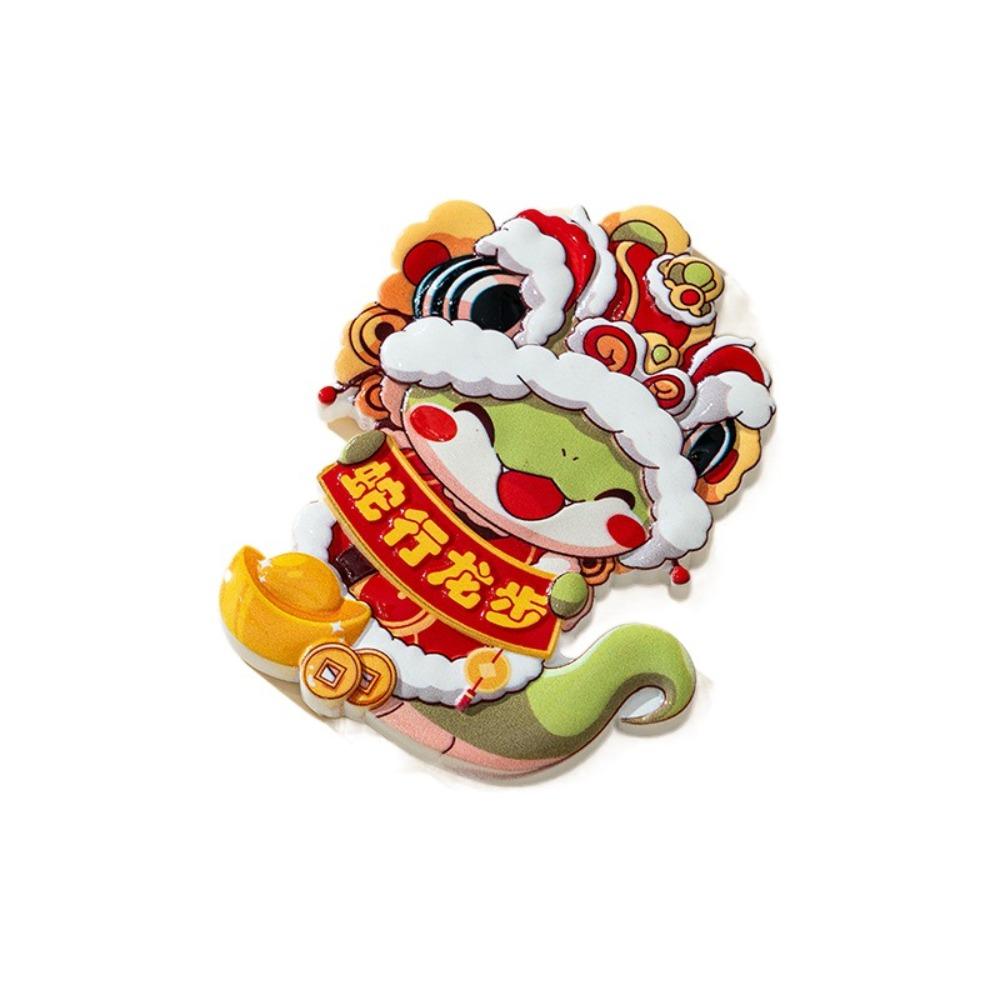 1/4pcs Resin Spring Festival Couplet Cute Fridge Magnets  Locker Cabinet