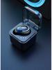 Einzelohrbügel Bluetooth 5.0 Sport-Kopfhörer mit Ladecase (Mono-In-Ear)