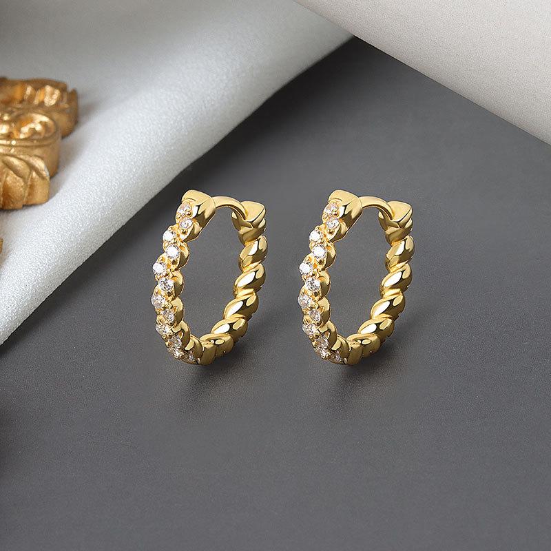 925 Sterling Silver Heart Hoop Earrings Stud Earrings Silver Women Star Butterfly Earrings for Women Jewelry Gift E357