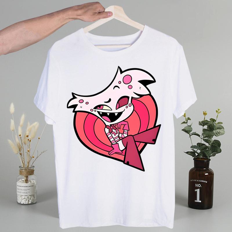 Hazbin Hotels Alastor Men's Tshirt Cute Printing Shirt Mens Fashion T-Shirt for Men Casual Tops Short Sleeve Shirt