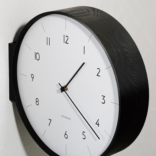 Interform Wall Clock CL-4464BK Arno Black