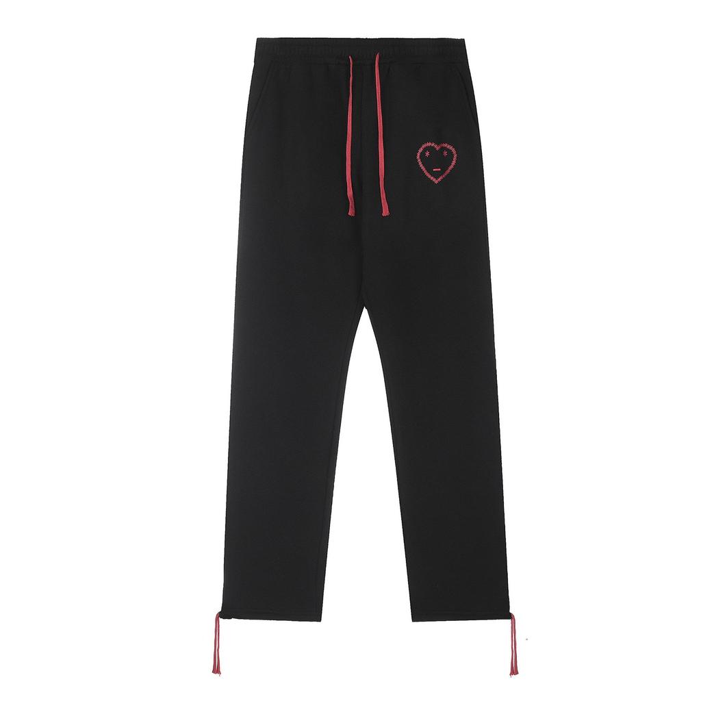 Set Casual de Jogging cu Imprimeu Inimă Carsicko High Street: Hanorac și pantaloni de trening din catifea pentru cupluri.
