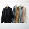 Heavyweight Twill Cotton Washed Comfortable Breathable Loose Casual Turn-Down Collar Long-Sleeve Shirt Men's Spring and Autumn Solid Color Shirt