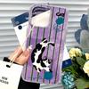 Milk White Line Cat Pattern Cartoon Phone Case For Xiaomi 14T 13T 11 Lite NE Poco X5 M6 X6 X7 X3 Pro NFC C65 C61 M5S Back Cover