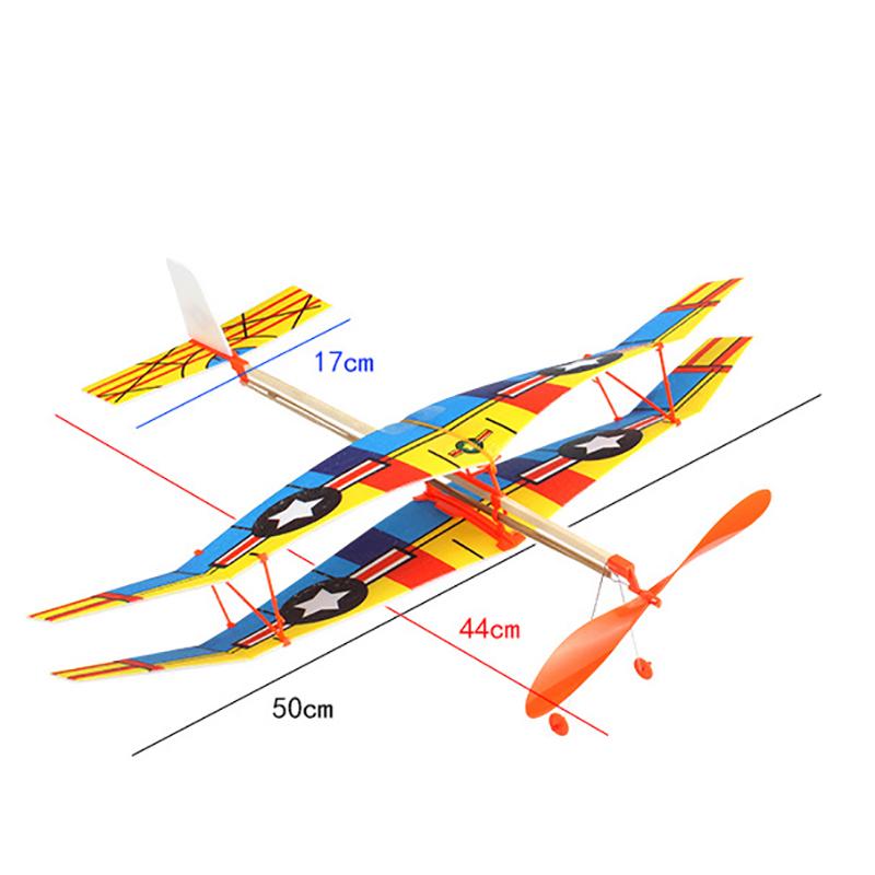 Tensible Motor Airplane Inertial Foam Glider Aircraft Toy Model Outdoor Toy