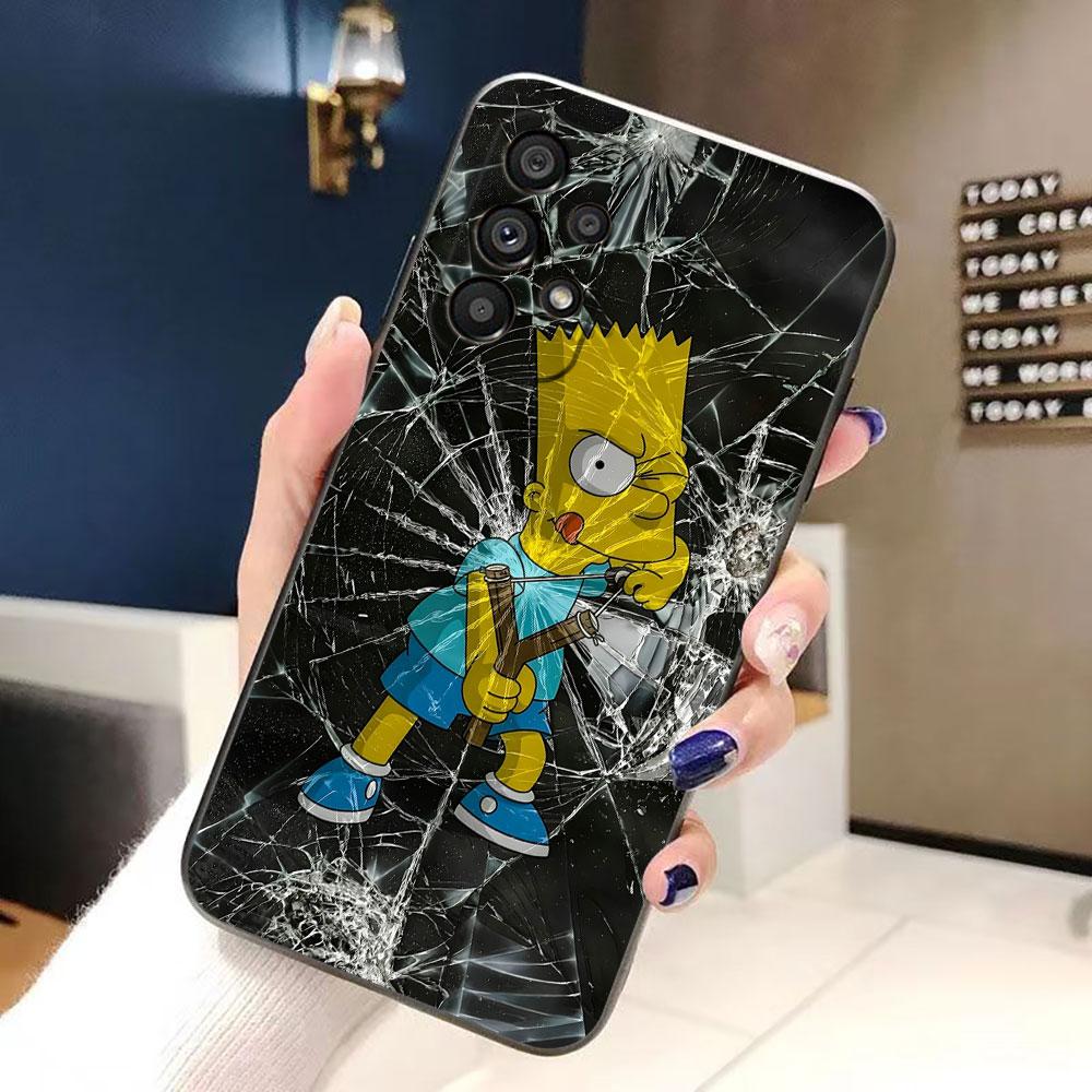 Cute Baby The S-Simpsons Phone Case For Samsung Galaxy A72 A71 A55 A54 A53 A52 A42 A35 A34 A33 A32 A23 A22 A21S A20S Case Funda