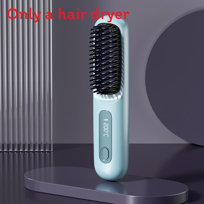

Wireless Ionic Flat Iron Hair Straightener With Ceramic Heating For Thick And Fine Hair синій