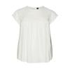 Vero Moda Curve Debbie Plissee Kurzarmbluse