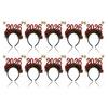 2026 Christmas Headband New Design Digital Star Antler Headband for Children Xmas Party Decoration Headwear