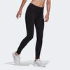 Adidas Linear Logo Print Tights Women Bottoms Black GL0633