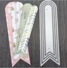 Sada vyřezávacích šablon s vroubkovaným rámečkem Kovové řezací šablony Steh pro přání k narozeninám, záložky, scrapbooking