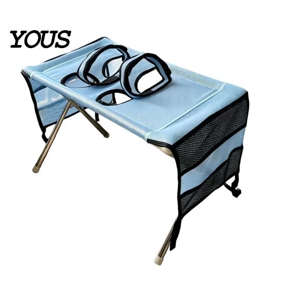 Dog Nail Trimming Helper Pet Grooming Table, Hammock with Foldable Stand, 4-Hole or Easy Station for Pets 8-Hole, Washing Cats, Small