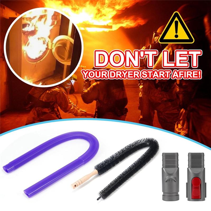 Dryer Vent Cleaner Kit  For Dyson V7 V8 V10 V11 V12 V15 V6 DC58 DC59 DC61 DC62  Flexible Dryer Vacuum Hose Attachment