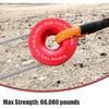 Recovery Ring 66,000 Lbs For Winch Snatch Compatible For SUV UTV ATV Off-Road Vehicle And Truck Pulley Towing Ring For Synthetic Rope And Soft
