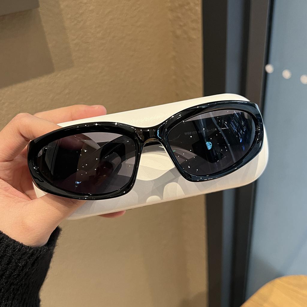 Ins-Style Y2K Cat-Eye Retro Plain Sunglasses For Women