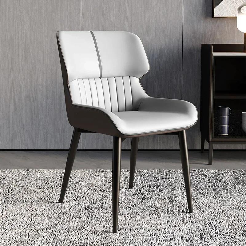 Designer Dining Chair Light Luxury Household Furniture Modern Minimalist Backrest Seat Lounge Chair Luxury Dining Room