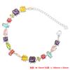 ZHUKOU Golden Plated Colourful Crystals Elegant Collarbone Necklace Ladies Beaded Bracelet Ladies Jewellery:VL585 VL586