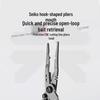 Samba Multifunctional Fishing Pliers: Split Ring Opener, Long Nose Hook Remover, Fish Gripper