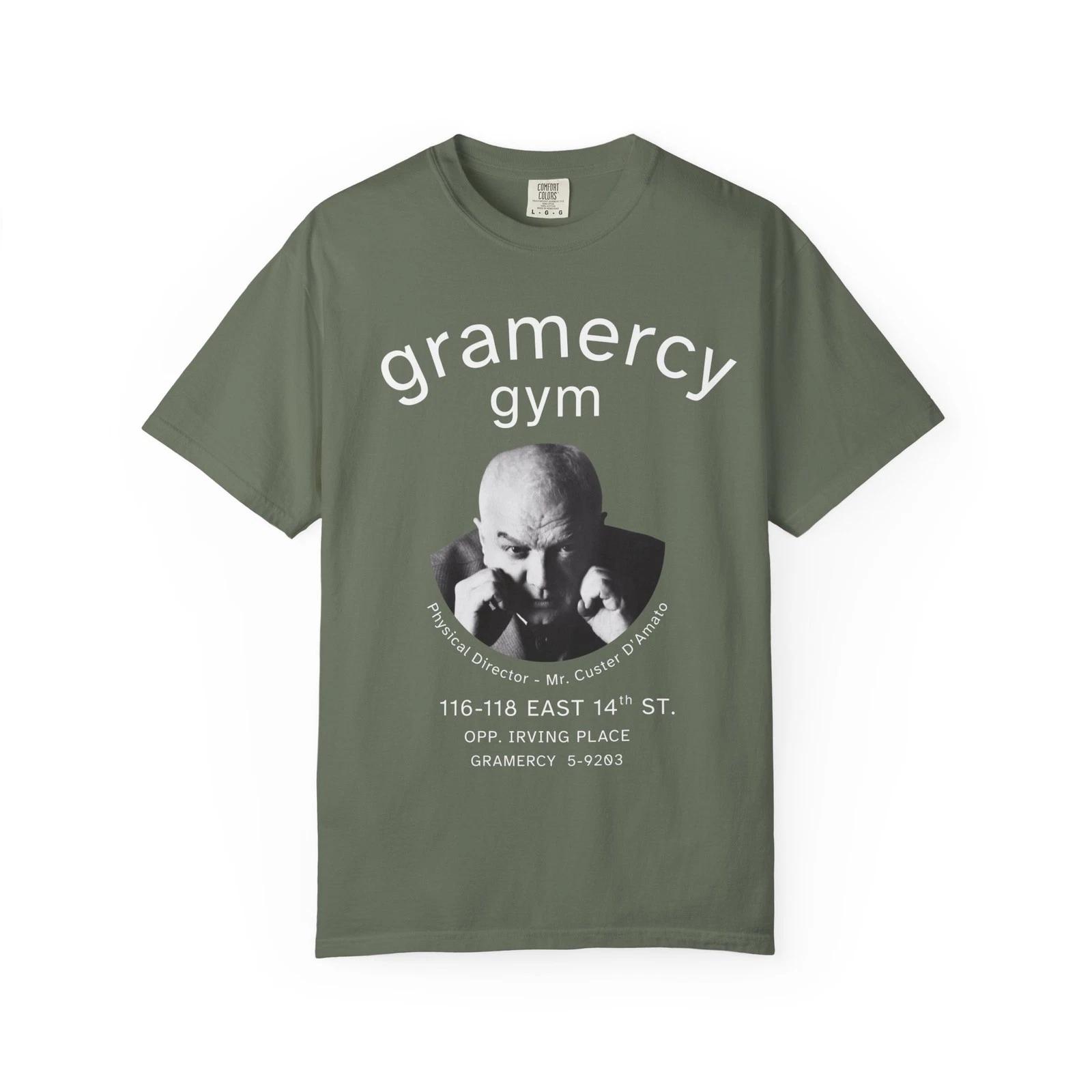 

Gramercy Boxing Gym T shirt, Cus D Amato Mike Tyson, Training Shirt Men s Gifts S