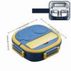 2/3 Compartments Lunch Storage Container 550ml Food Container Compartment Lunch Box  For Picnics