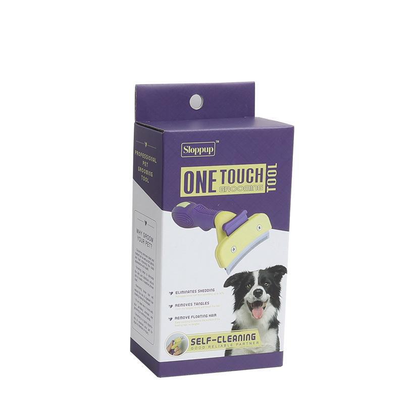 

Расческа для удаления шерсти домашних животных для ухода за плюшевыми собачками и золотистыми ретриверами Model 91307/8